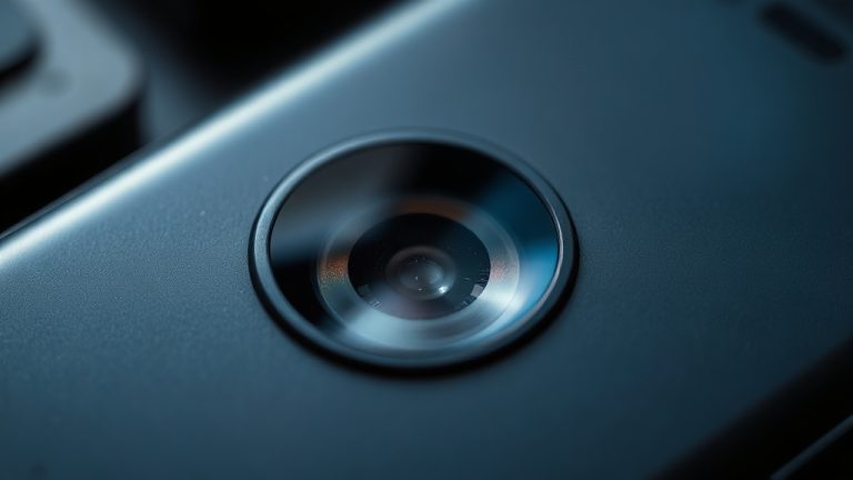 Mi Max 3 rear camera lens showing degraded image quality